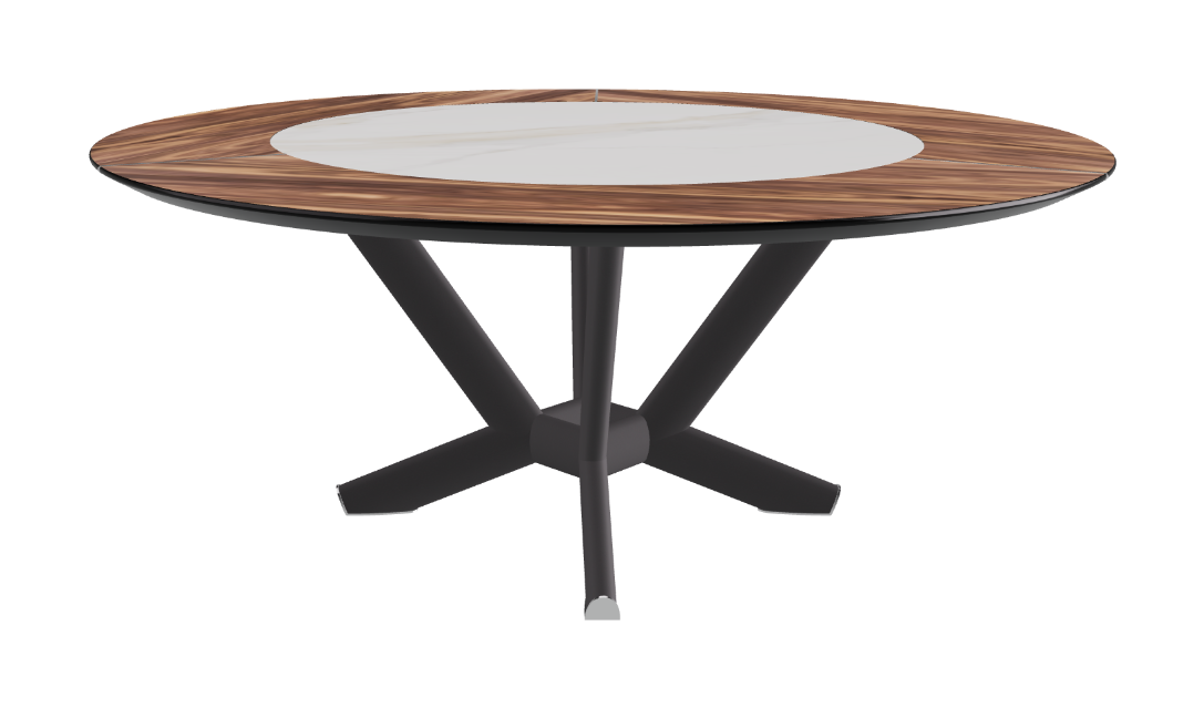 Cattelan Italia Planer Ker-Wood Round Dining Table 180