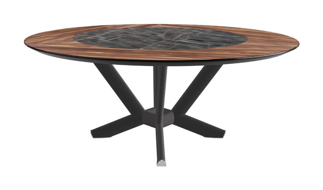 Cattelan Italia Planer Ker-Wood Round Dining Table 180