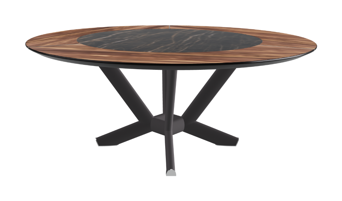 Cattelan Italia Planer Ker-Wood Round Dining Table 180