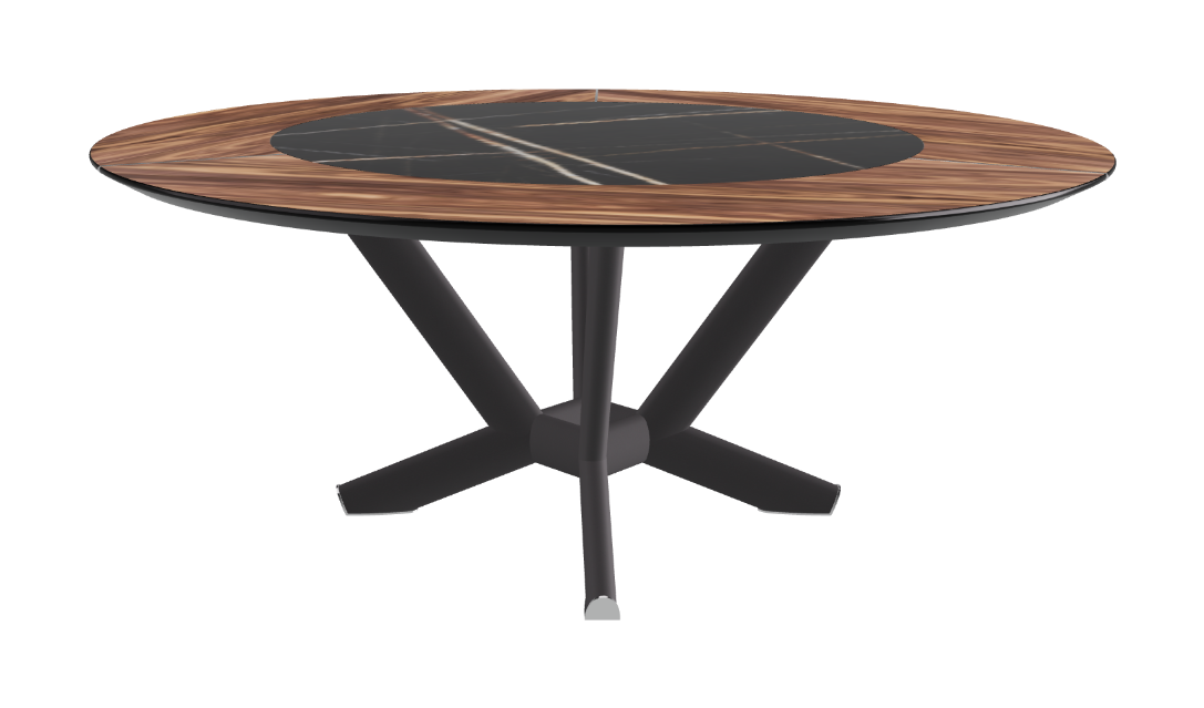 Cattelan Italia Planer Ker-Wood Round Dining Table 180
