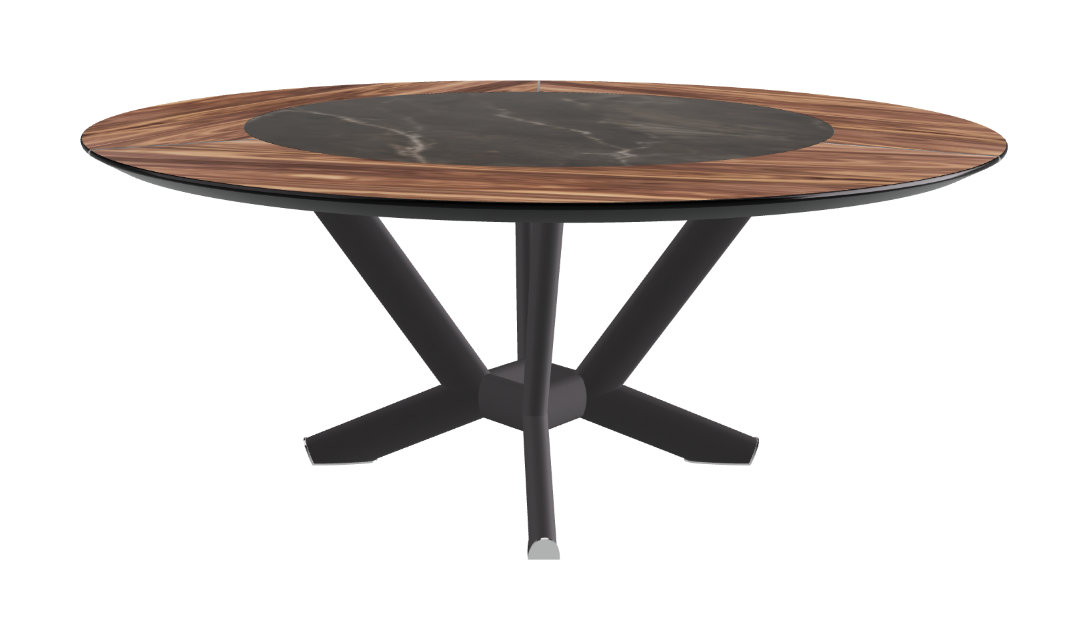 Cattelan Italia Planer Ker-Wood Round Dining Table 180