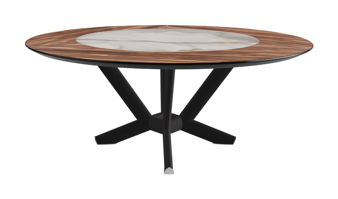 Cattelan Italia Planer Ker-Wood Round Dining Table 180