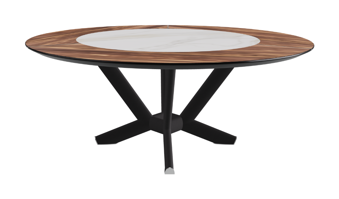 Cattelan Italia Planer Ker-Wood Round Dining Table 180