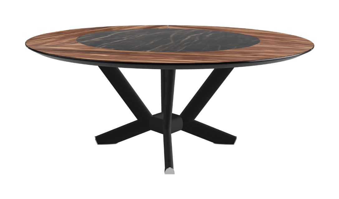 Cattelan Italia Planer Ker-Wood Round Dining Table 180