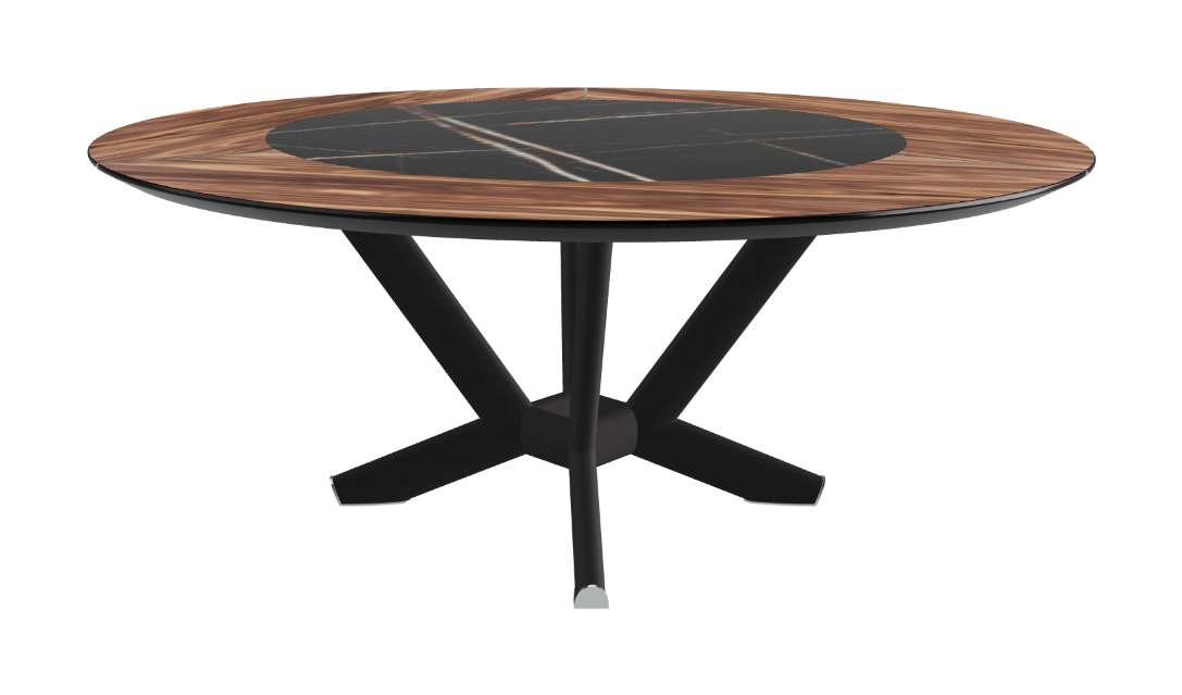 Cattelan Italia Planer Ker-Wood Round Dining Table 180
