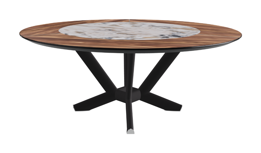 Cattelan Italia Planer Ker-Wood Round Dining Table 180