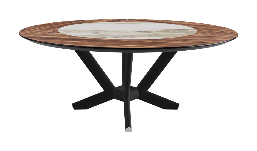 Cattelan Italia Planer Ker-Wood Round Dining Table 180