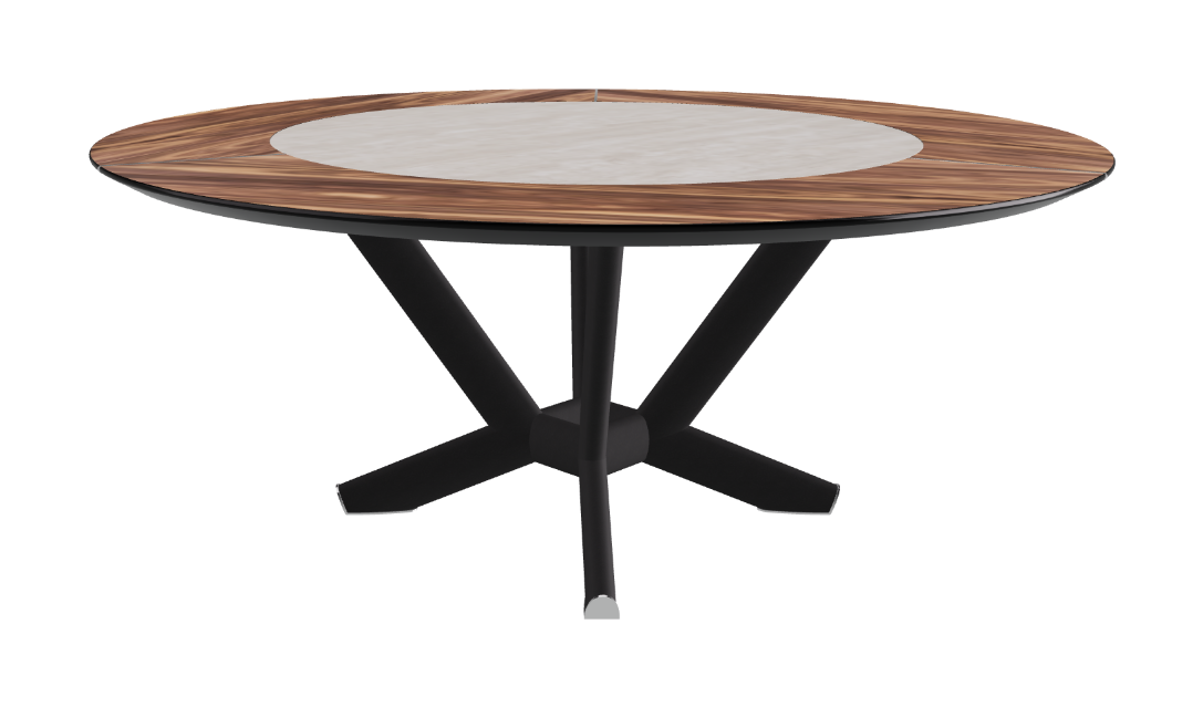 Cattelan Italia Planer Ker-Wood Round Dining Table 180