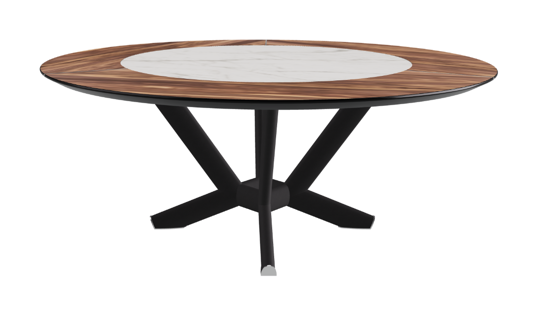 Cattelan Italia Planer Ker-Wood Round Dining Table 180