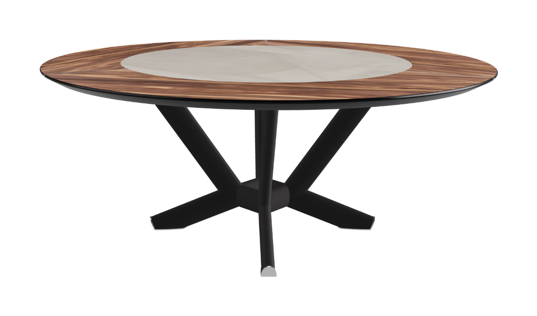 Cattelan Italia Planer Ker-Wood Round Dining Table 180