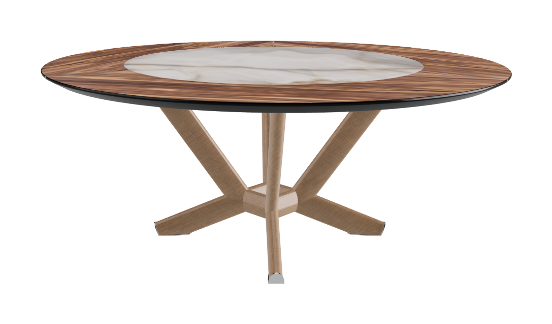 Cattelan Italia Planer Ker-Wood Round Dining Table 180