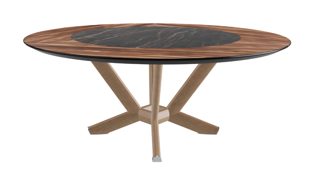Cattelan Italia Planer Ker-Wood Round Dining Table 180