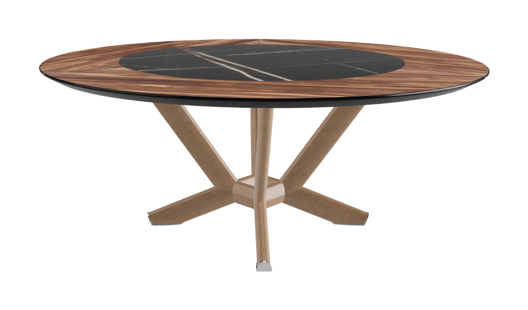 Cattelan Italia Planer Ker-Wood Round Dining Table 180
