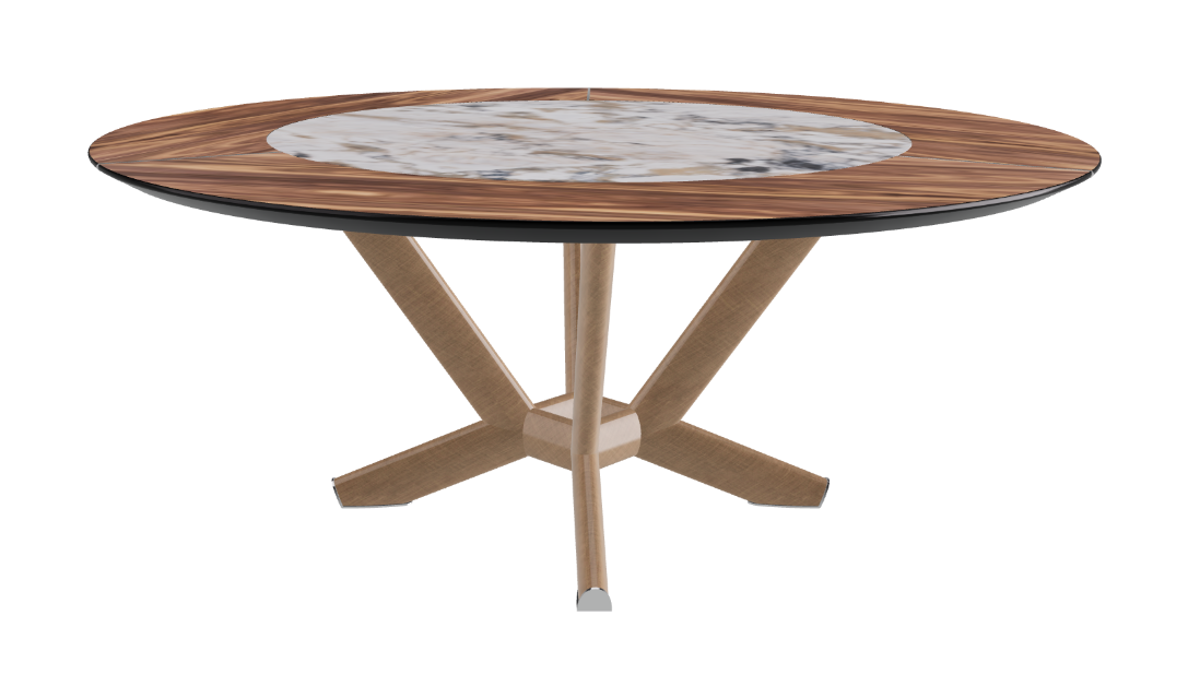Cattelan Italia Planer Ker-Wood Round Dining Table 180