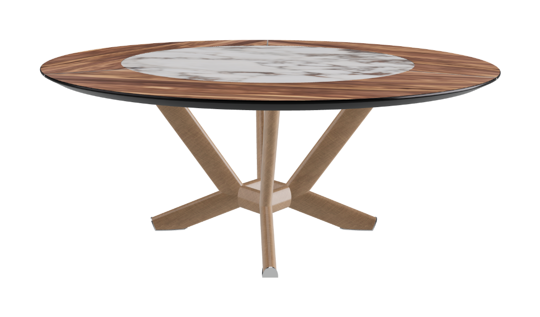 Cattelan Italia Planer Ker-Wood Round Dining Table 180