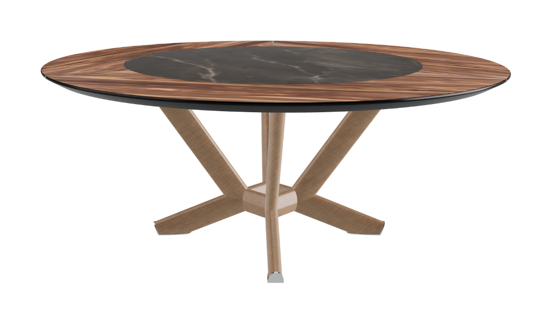 Cattelan Italia Planer Ker-Wood Round Dining Table 180