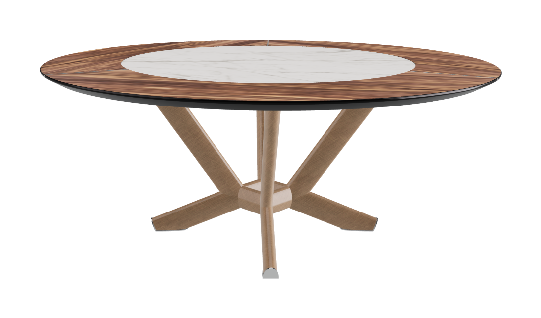Cattelan Italia Planer Ker-Wood Round Dining Table 180