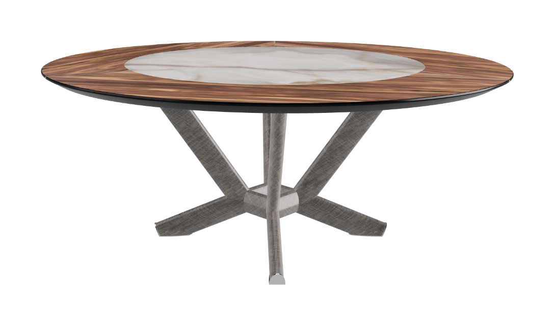 Cattelan Italia Planer Ker-Wood Round Dining Table 180