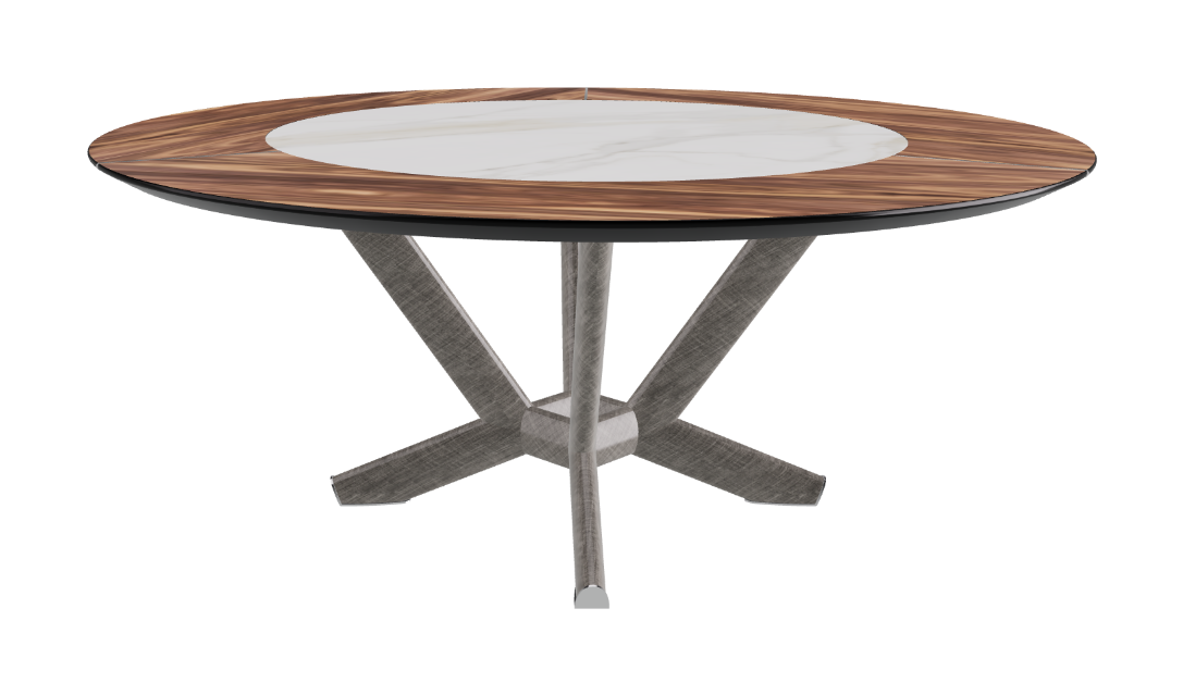 Cattelan Italia Planer Ker-Wood Round Dining Table 180