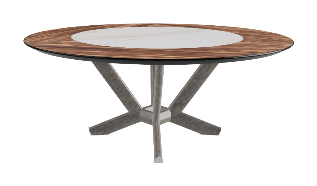 Cattelan Italia Planer Ker-Wood Round Dining Table 180