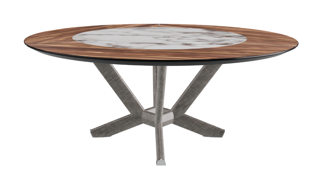 Cattelan Italia Planer Ker-Wood Round Dining Table 180