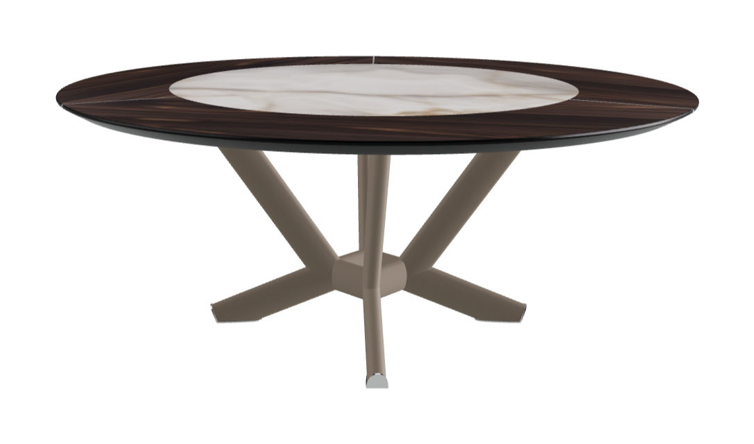 Cattelan Italia Planer Ker-Wood Round Dining Table 180