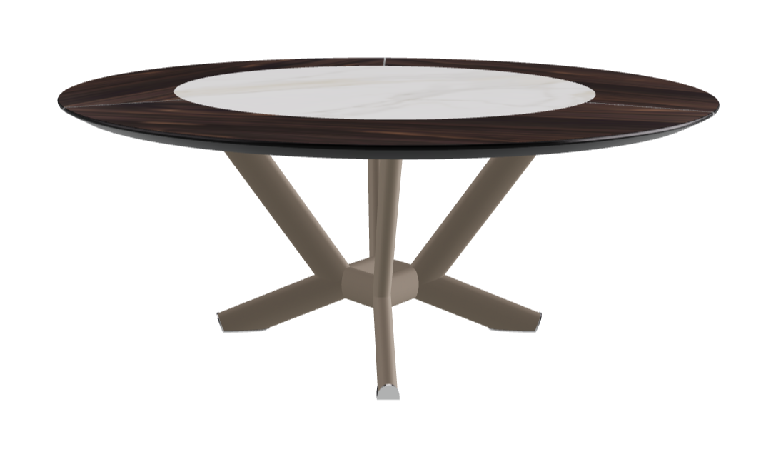 Cattelan Italia Planer Ker-Wood Round Dining Table 180