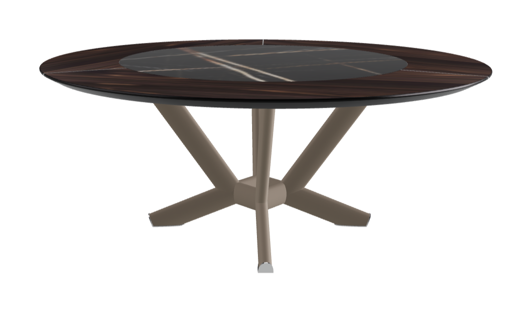 Cattelan Italia Planer Ker-Wood Round Dining Table 180