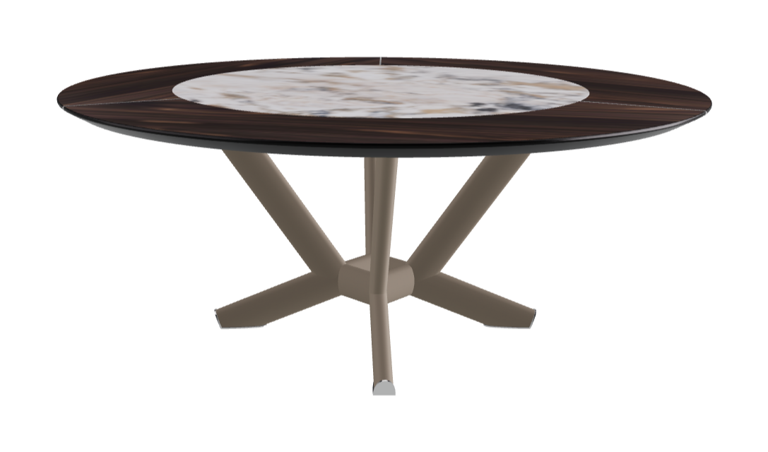 Cattelan Italia Planer Ker-Wood Round Dining Table 180