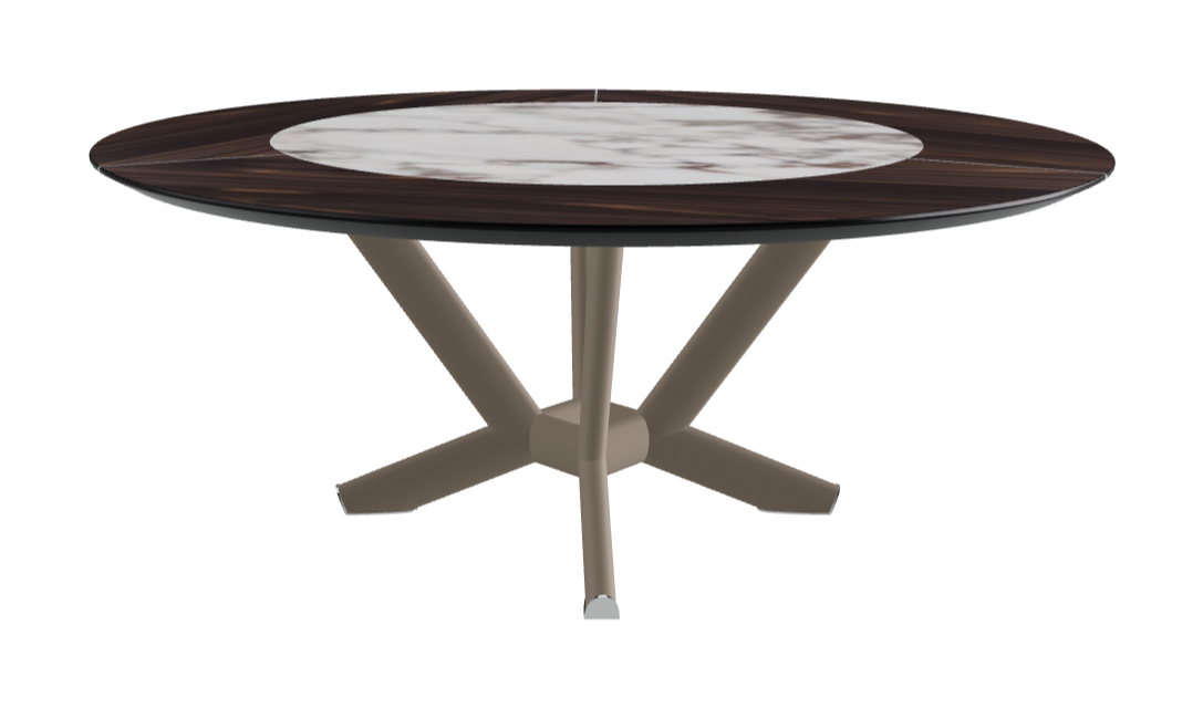 Cattelan Italia Planer Ker-Wood Round Dining Table 180