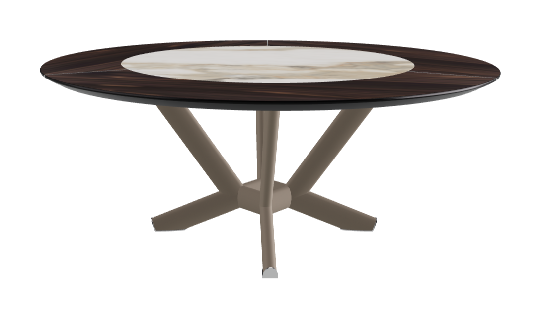 Cattelan Italia Planer Ker-Wood Round Dining Table 180