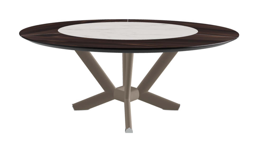 Cattelan Italia Planer Ker-Wood Round Dining Table 180