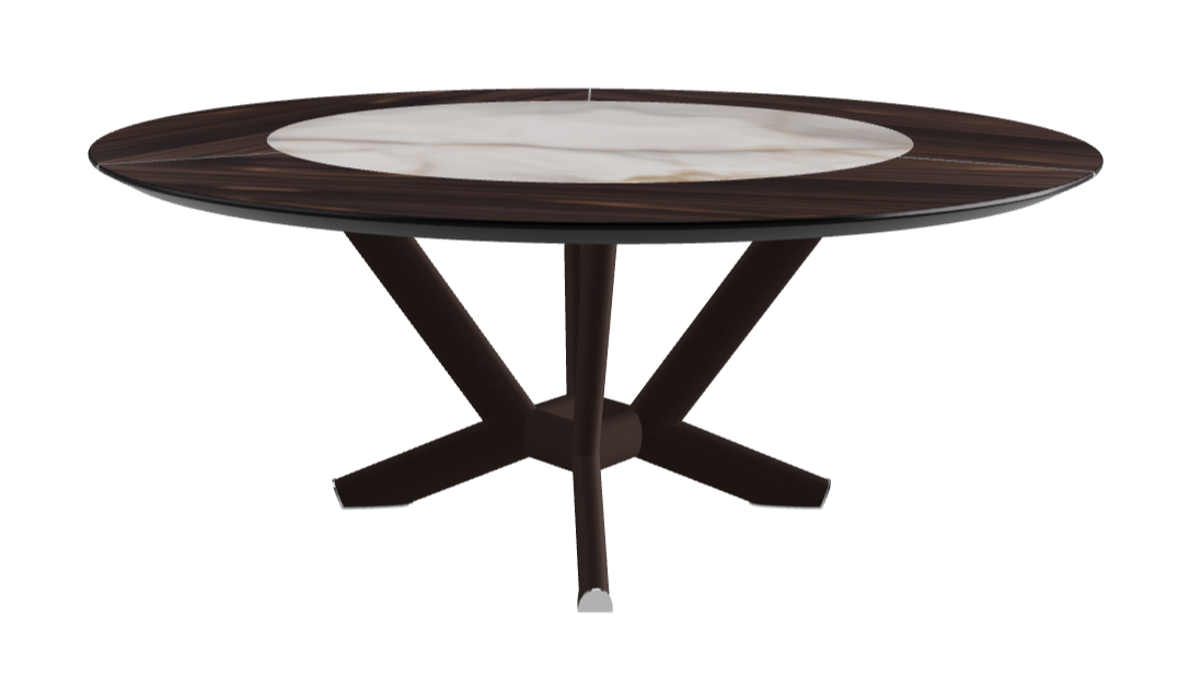 Cattelan Italia Planer Ker-Wood Round Dining Table 180