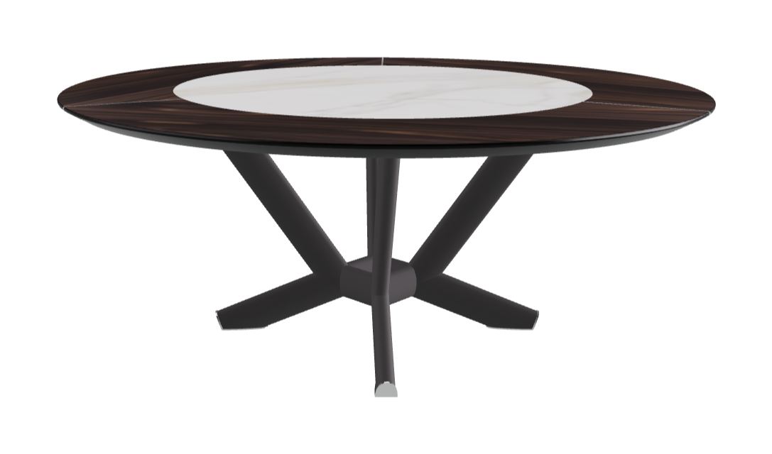 Cattelan Italia Planer Ker-Wood Round Dining Table 180