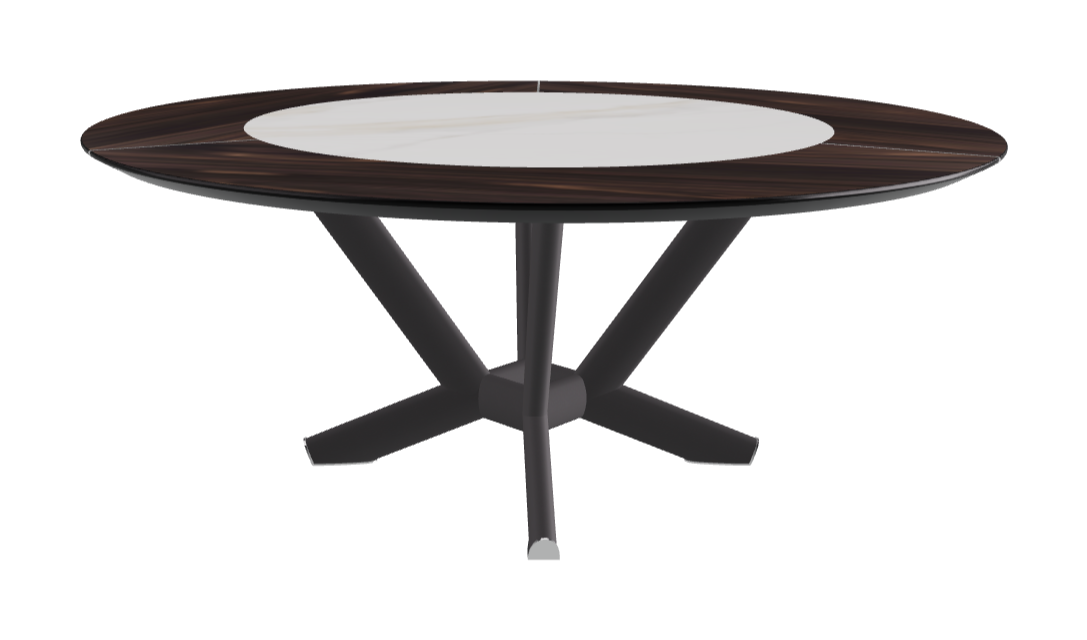 Cattelan Italia Planer Ker-Wood Round Dining Table 180