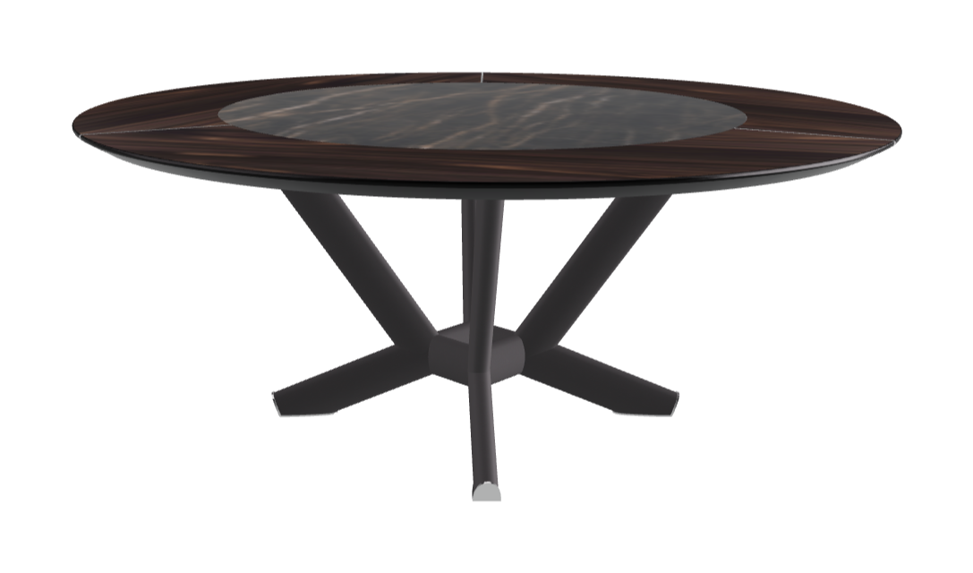 Cattelan Italia Planer Ker-Wood Round Dining Table 180