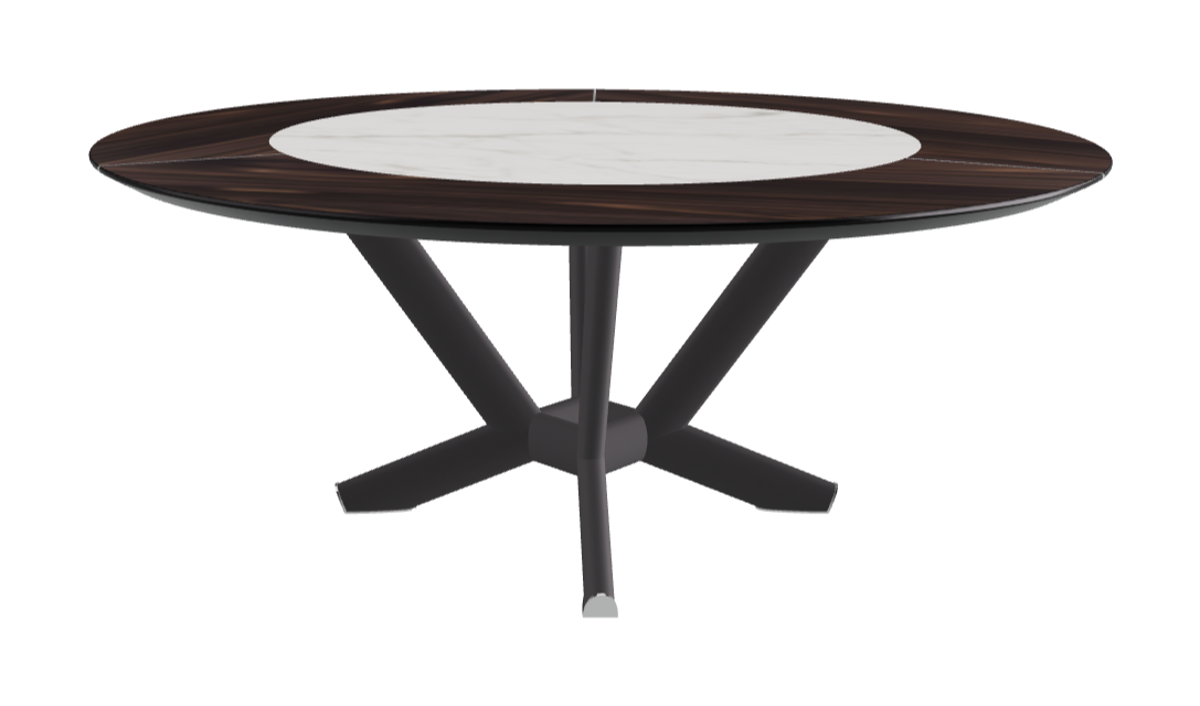 Cattelan Italia Planer Ker-Wood Round Dining Table 180