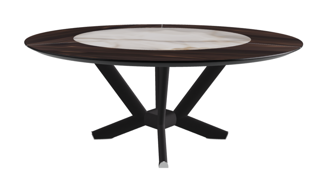 Cattelan Italia Planer Ker-Wood Round Dining Table 180