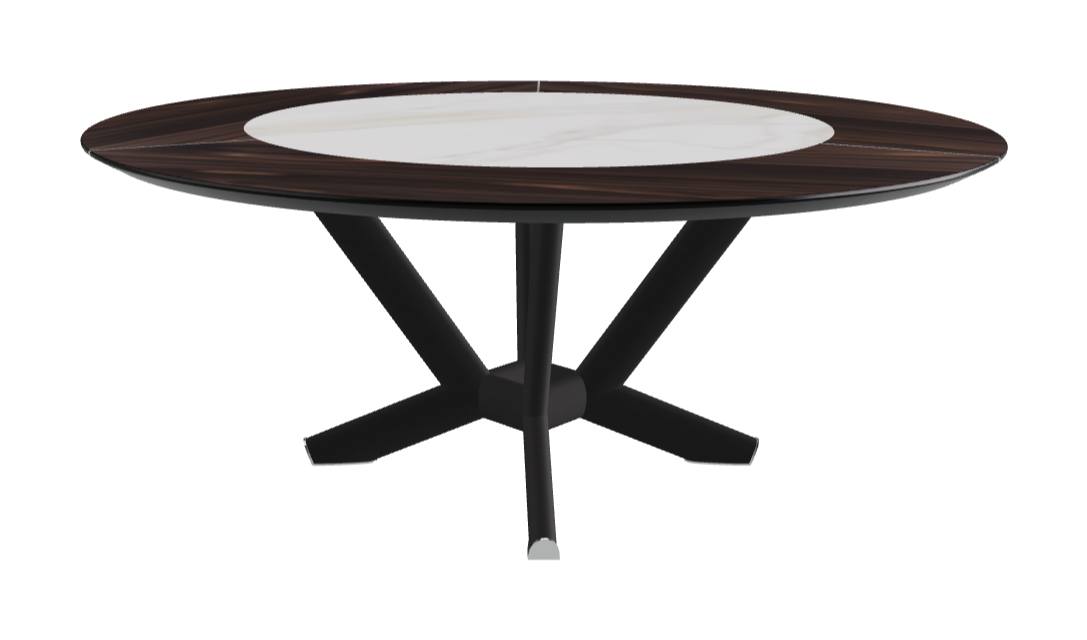 Cattelan Italia Planer Ker-Wood Round Dining Table 180