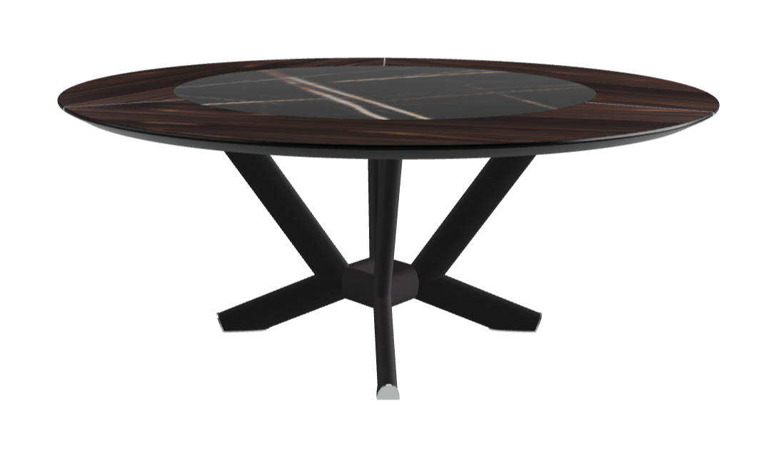 Cattelan Italia Planer Ker-Wood Round Dining Table 180