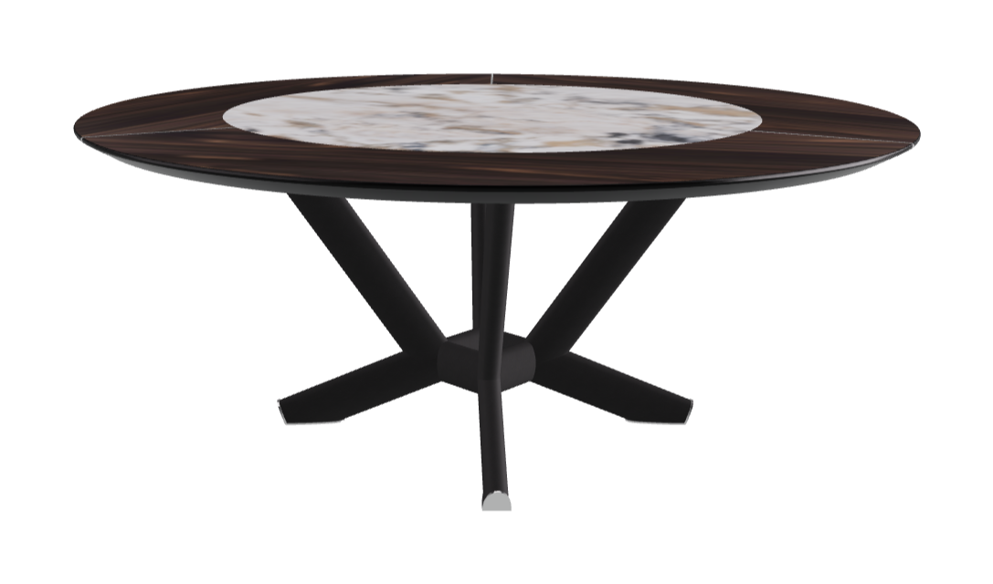 Cattelan Italia Planer Ker-Wood Round Dining Table 180