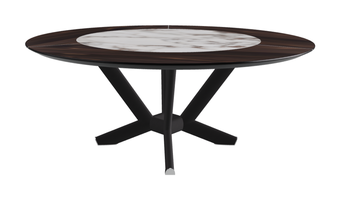 Cattelan Italia Planer Ker-Wood Round Dining Table 180