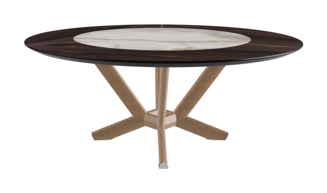 Cattelan Italia Planer Ker-Wood Round Dining Table 180