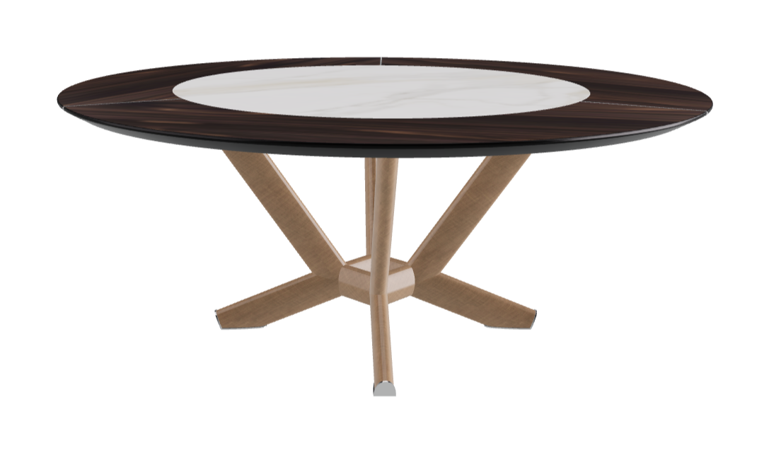 Cattelan Italia Planer Ker-Wood Round Dining Table 180