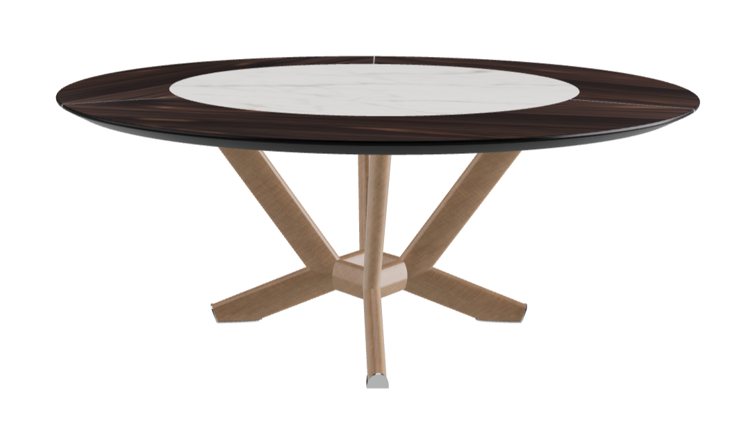 Cattelan Italia Planer Ker-Wood Round Dining Table 180