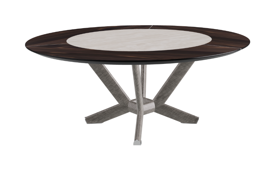 Cattelan Italia Planer Ker-Wood Round Swivel Dining Table 180