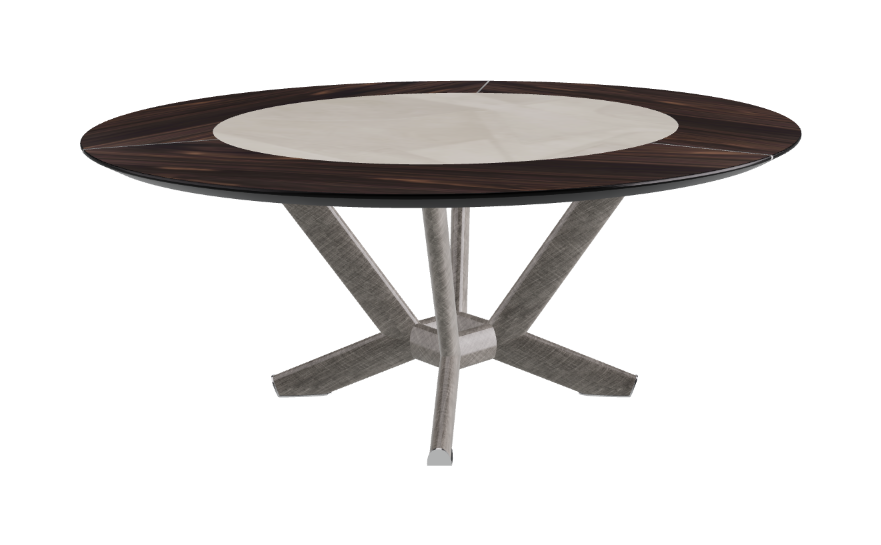 Cattelan Italia Planer Ker-Wood Round Swivel Dining Table 180