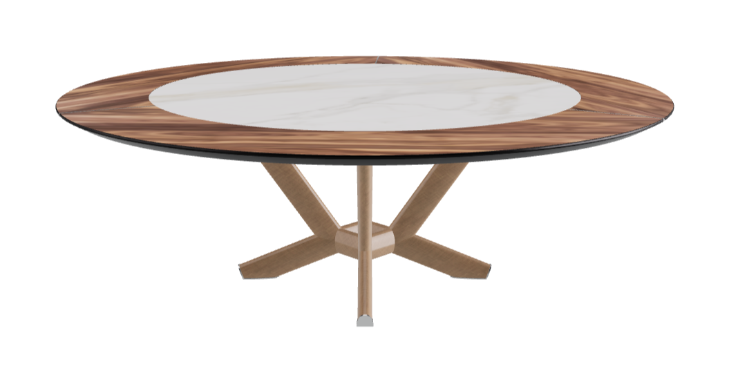 Cattelan Italia Planer Ker-Wood Round Dining Table 220
