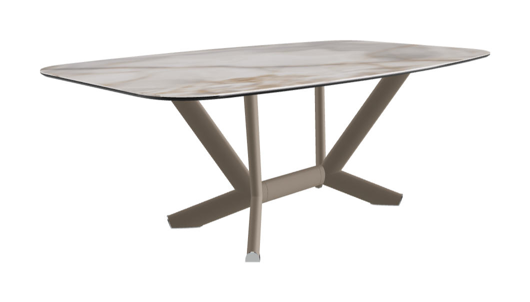 Cattelan Italia Planer Keramik Barrel Shaped Dining Table 200 & 240