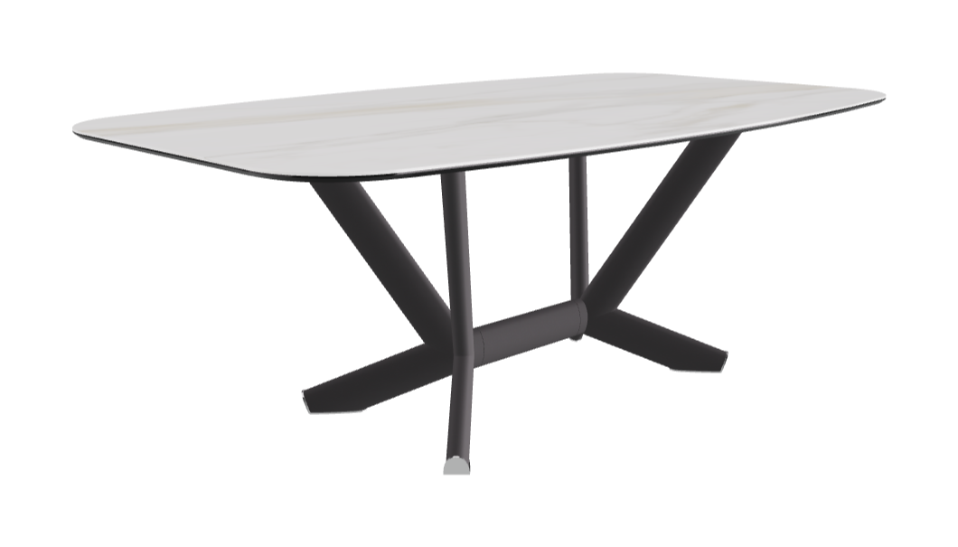 Cattelan Italia Planer Keramik Barrel Shaped Dining Table 200 & 240